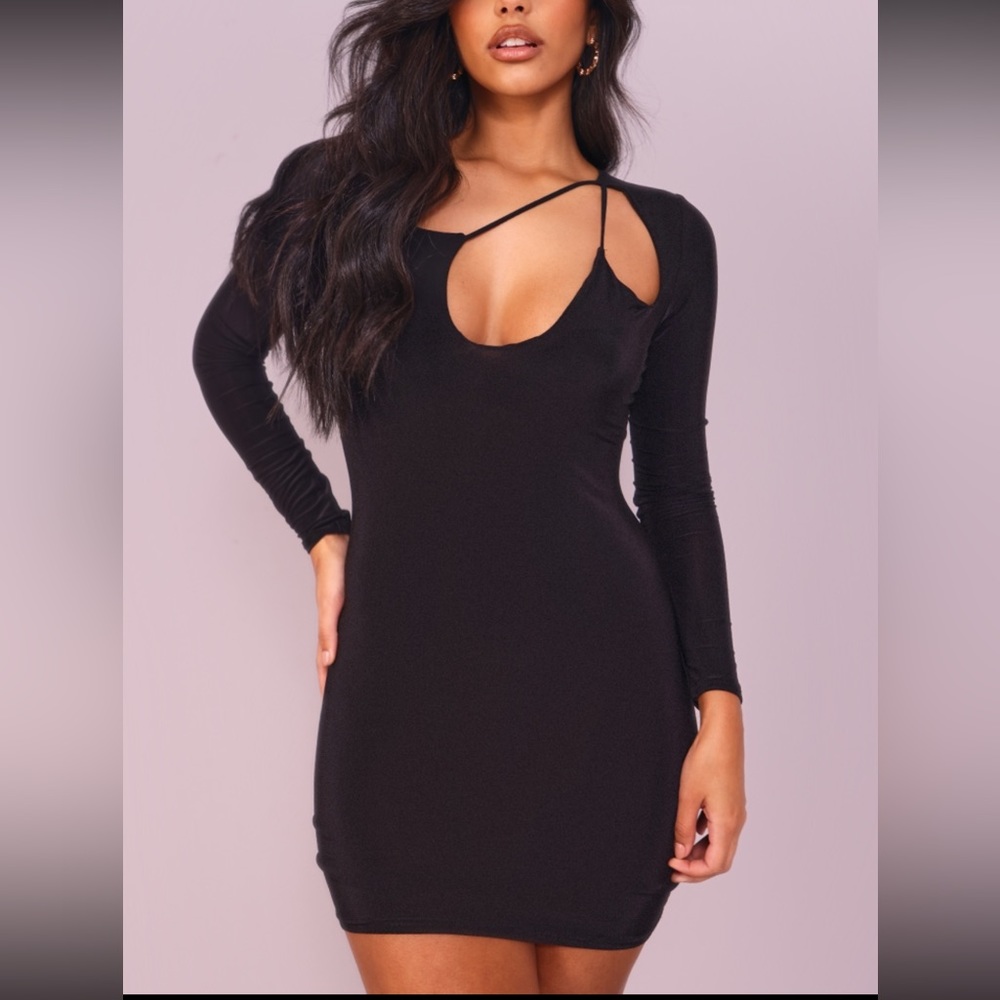 Mini black dress